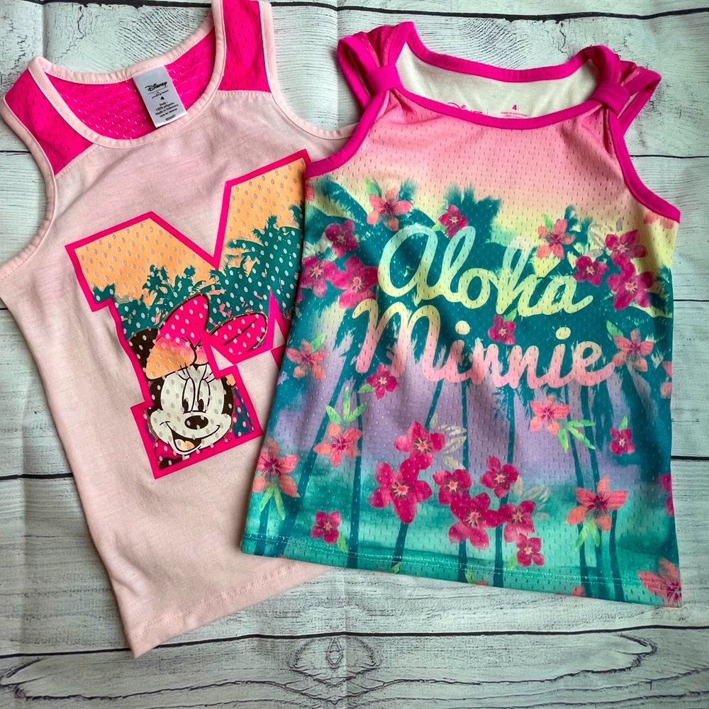 Disney/Jumping Beans Minnie Mouse Tanks - lot of 2